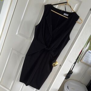 Elegant Black Sleeveless Dress